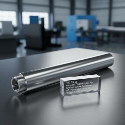 Αγορά HRC 55-63 Σκληρωμένη ράβδο έμβολο χρωμίου με Ra 0,2-0,4 Ακαμψία επιφάνειας και ανοχή διαμέτρου ISO f7 για υδραυλικούς κύλινδρους διαδικτυακή κατασκευή